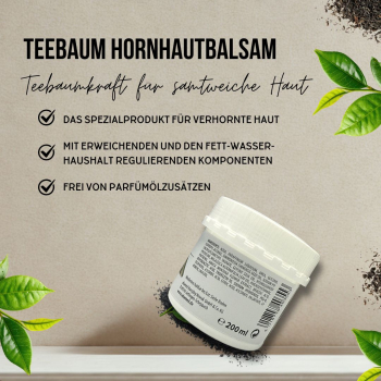 Preview: Teebaum Hornhautbalsam Vorteile