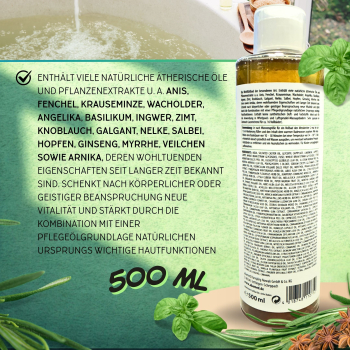 Preview: Beschreibung abamed 101-Kraeuter Kraeuteroelbad