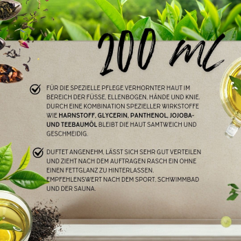 Preview: Teebaum Hornhautbalsam Beschreibung