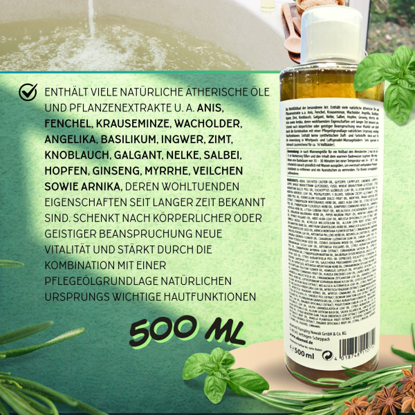 Beschreibung abamed 101-Kraeuter Kraeuteroelbad
