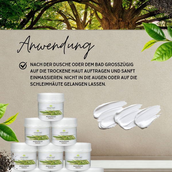 Teebaum Hornhautbalsam Anwendung