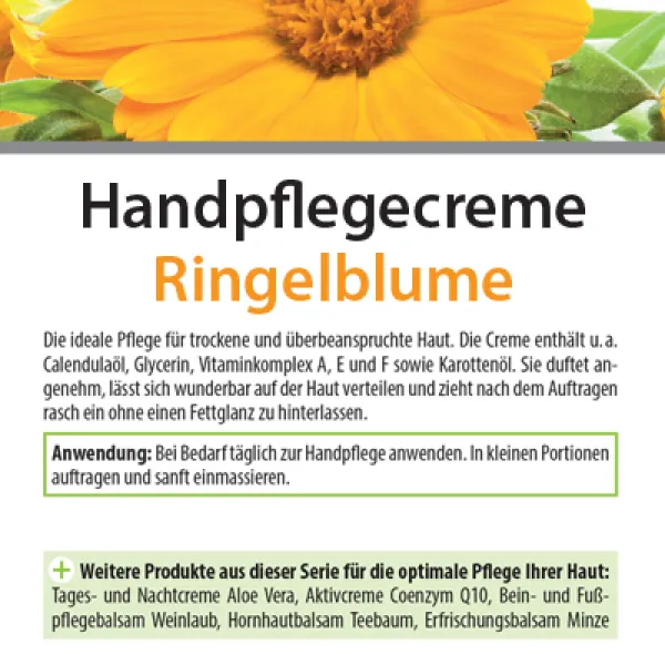 Ringelblumen Handpflegecreme